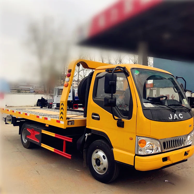 Factory Direct Sale Tow Trucks JAC 4x2 Road Recovery Wrecker Truck