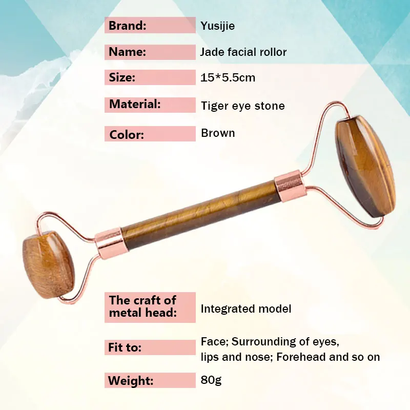 Real jade  jade roller into the gloss massage roller for sinuses