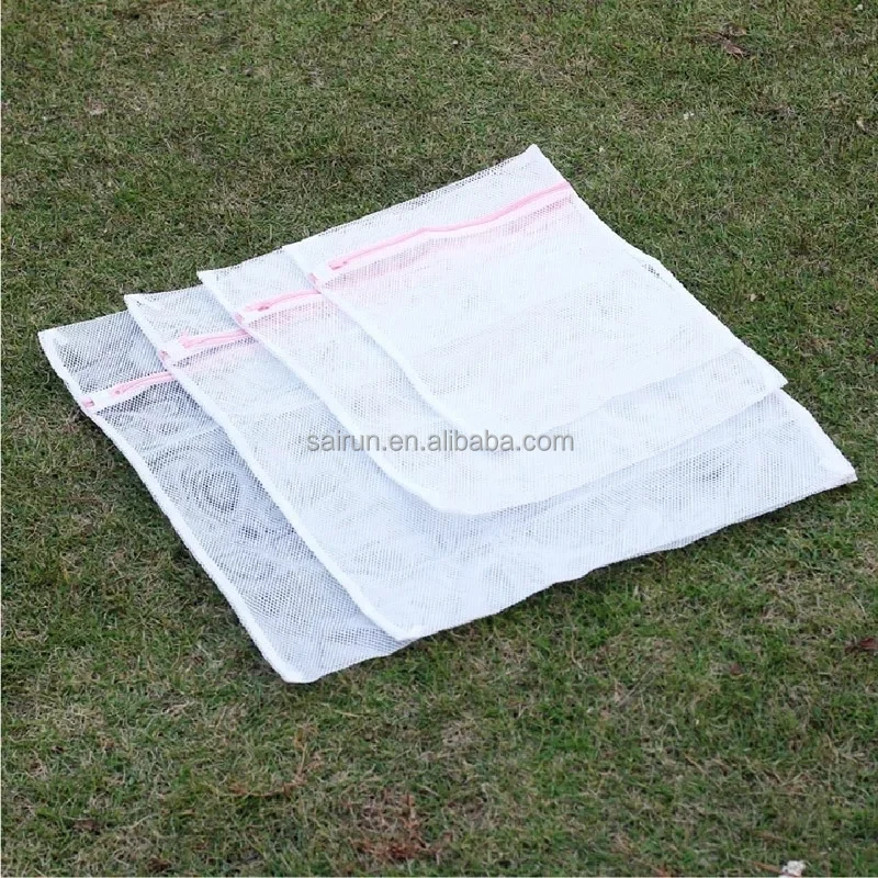 Best sell polyester mesh fabric for laundry body washing big bag