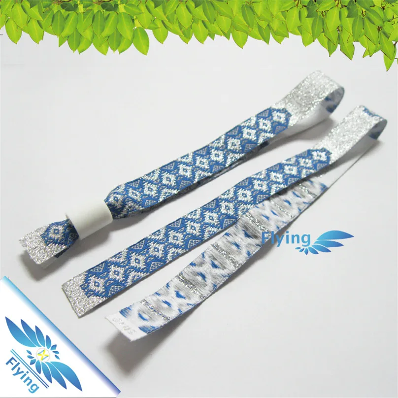 customized your own balance bracelet woven fabric wristband with barrel