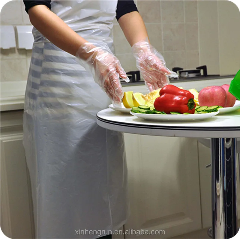 Hot sale wholesales disposable PE apron
