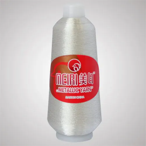 
S Type Polyester Metallized yarn Metallic embroidery thread Yarn With Different Colors 