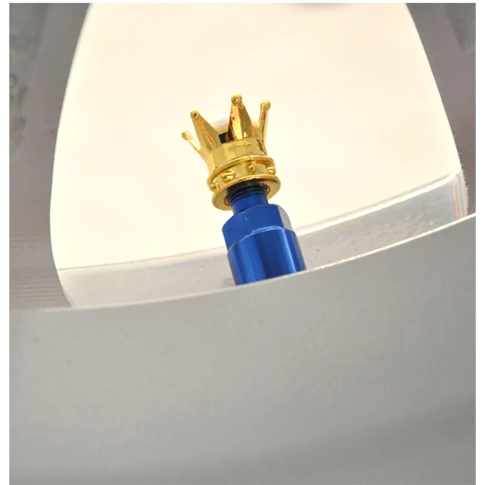 1 Sets 4pcs Fit For All Model Auto Car air alert tire valve cap Fashion New Design Crown
