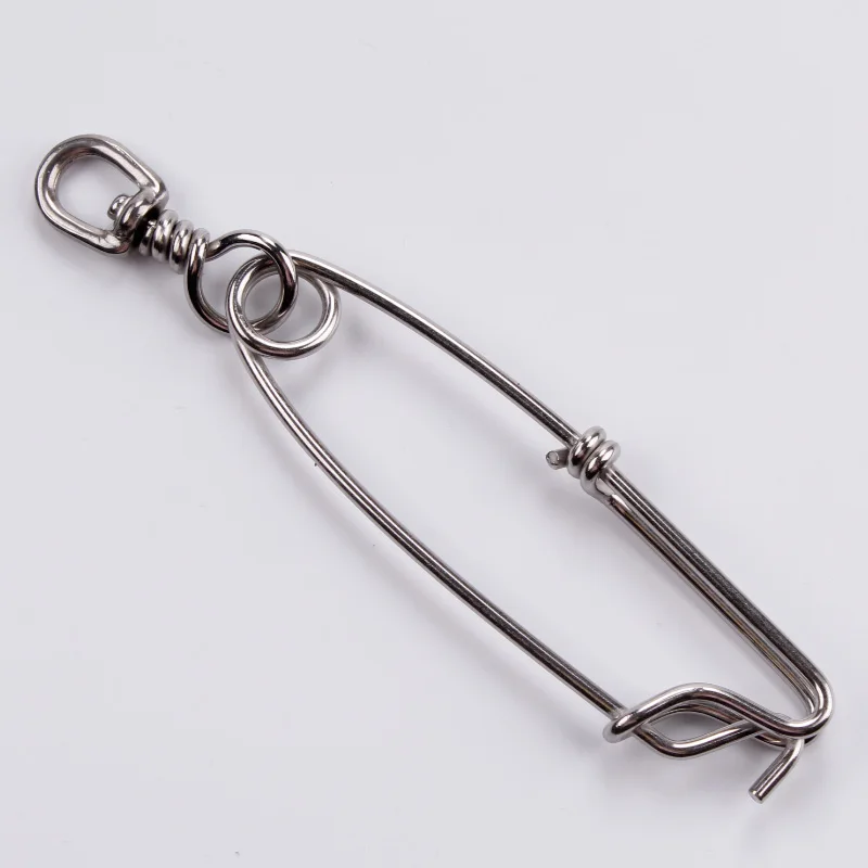 
Stainless steel fishing swivel Tuna Clip Longline Branch Hanger Fishing Snap Swivels 