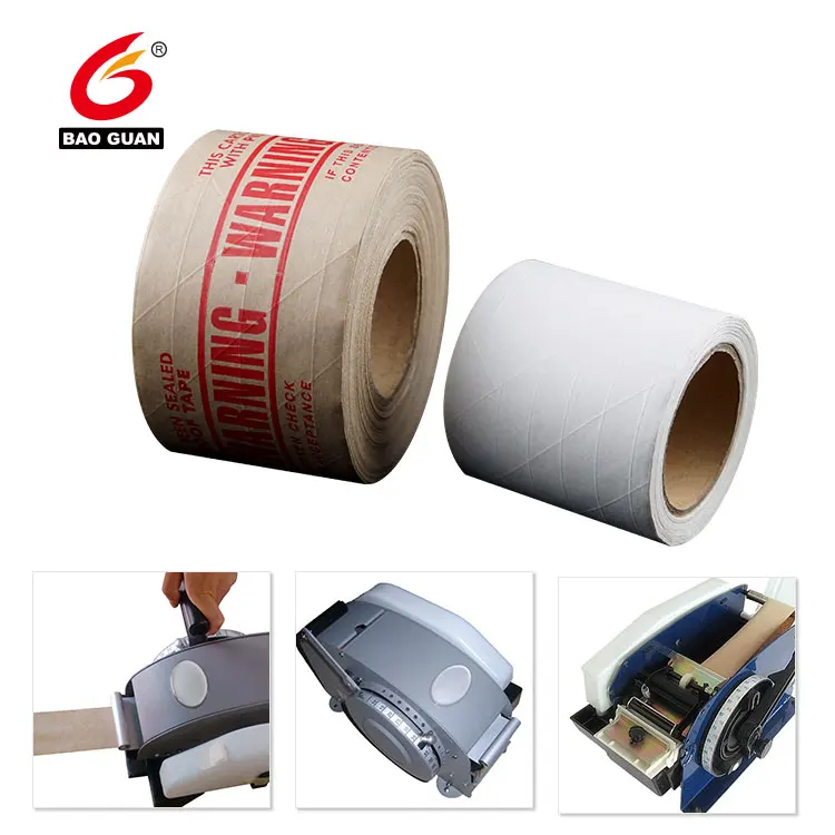 self adhesive  thread kraft paper tape for packaging