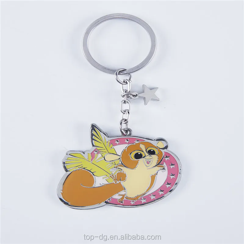 Экологичный никелированный персонализированный брелок hello kitty