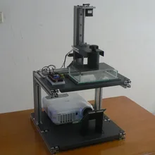 Cost effective New design desktop open source durable precise DIY DLP 3d printer full kit excluding DLP projector great quality