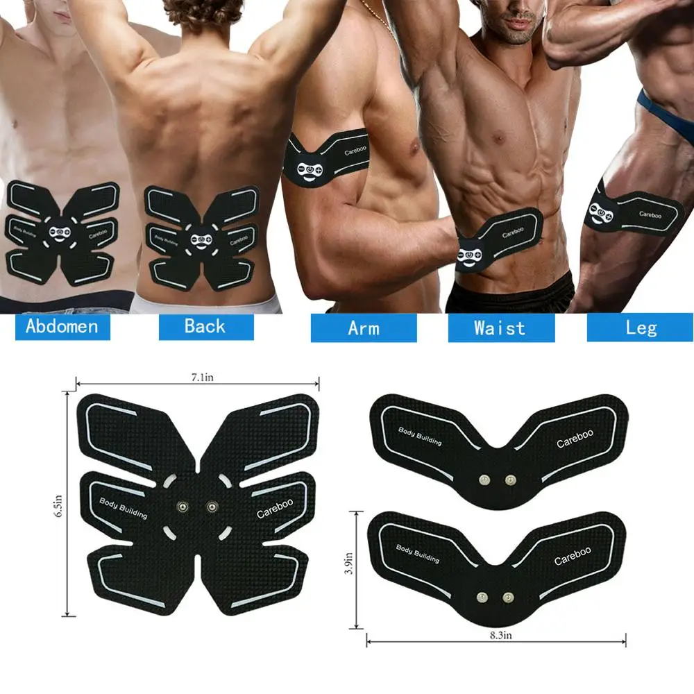 2018 Wireless Muscle Stimulator Abdominal Muscle Exerciser Body Massager For EMS Stimulation Body Slimming Beauty Machine