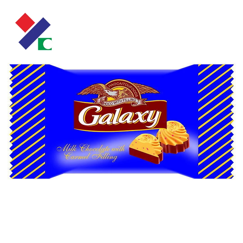 Excellent quality cold sealing packing roll film candy bar plastic package rolls stock