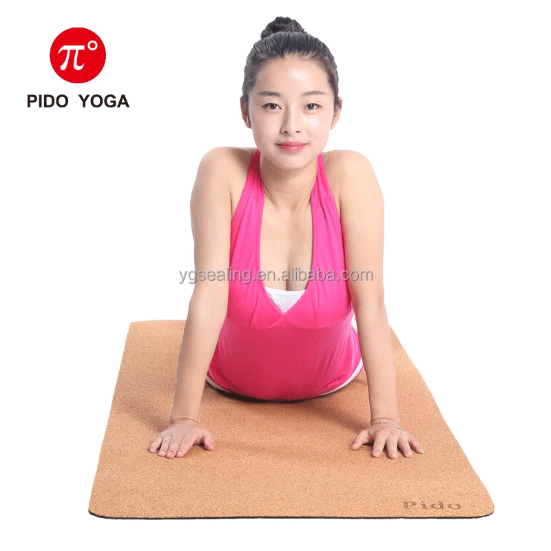 Eco friendly yoga mat natural cork mat