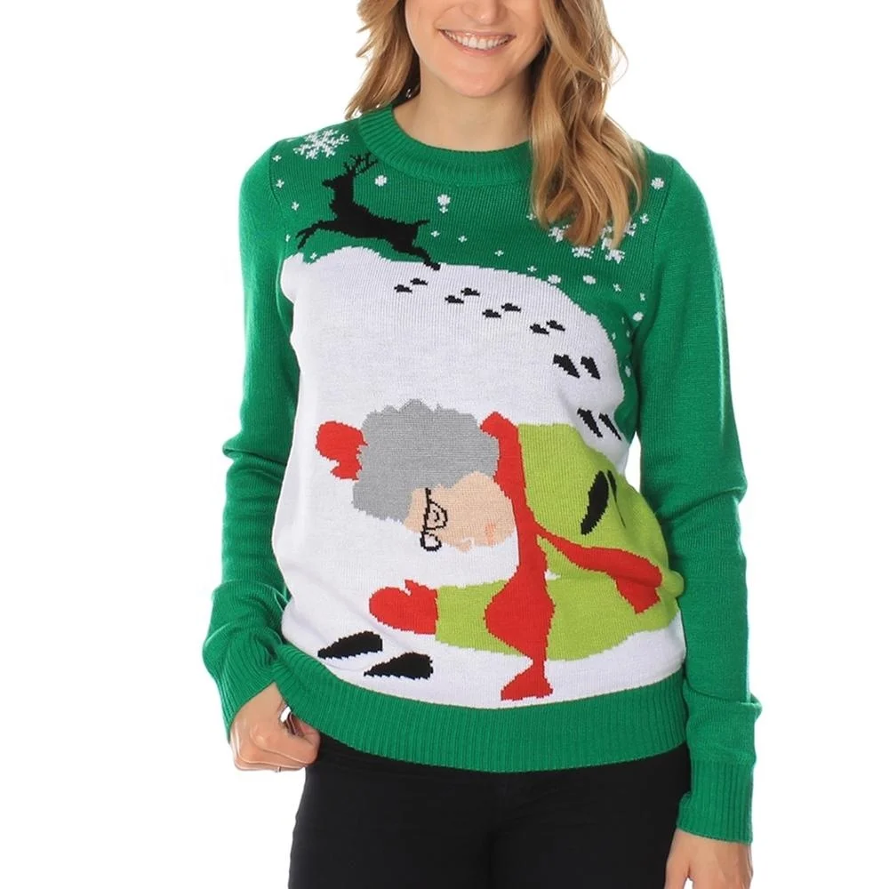 High Quality New Arrival Latest Design Unisex LED light Christmas Sweater