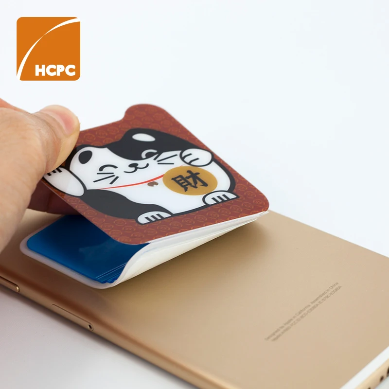 hcpc pu gel Bank promotional gift  phone sticker mobile phone stents