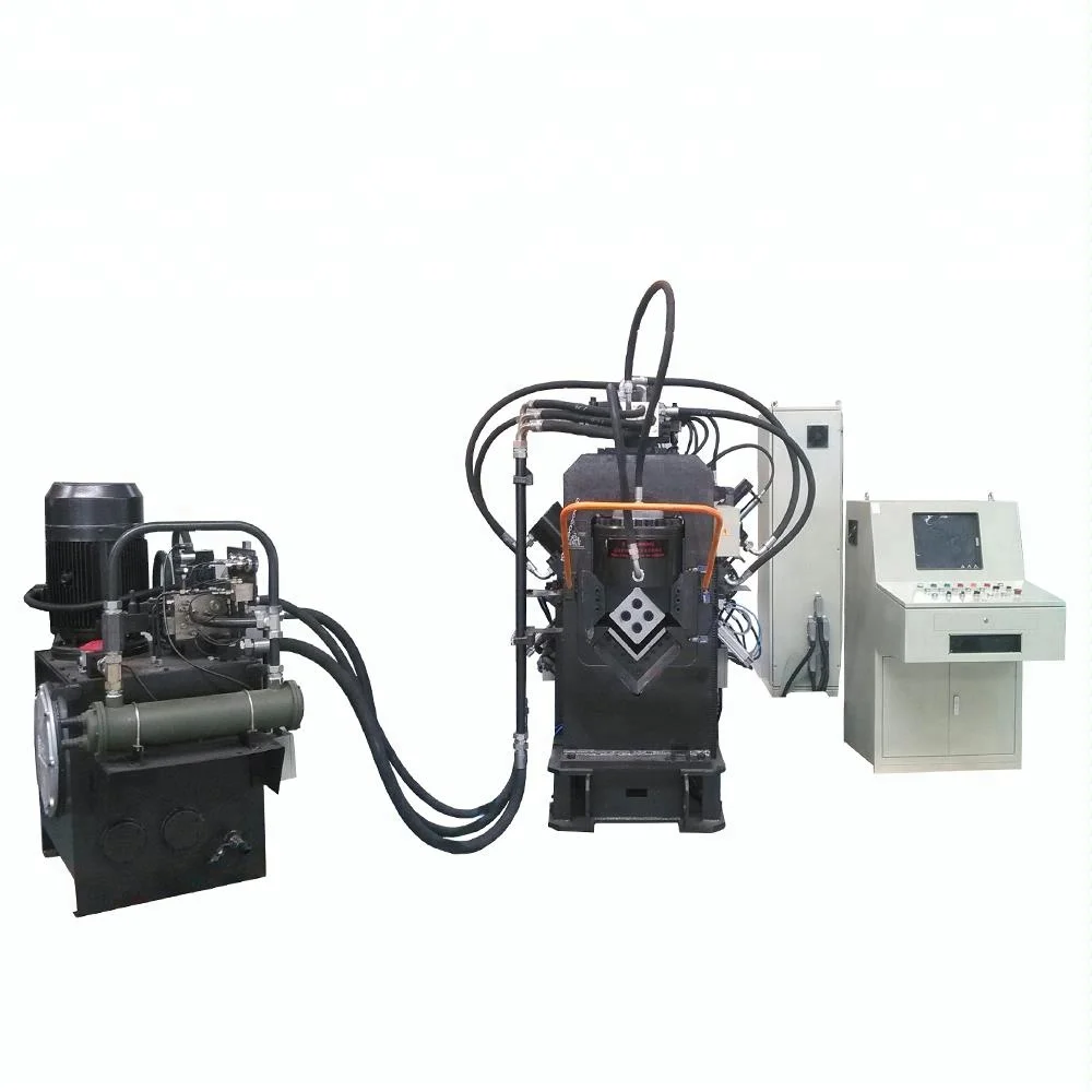 
Hydraulic shearing and punching machine , hydraulic ironworker with channel and angle cutting machine 