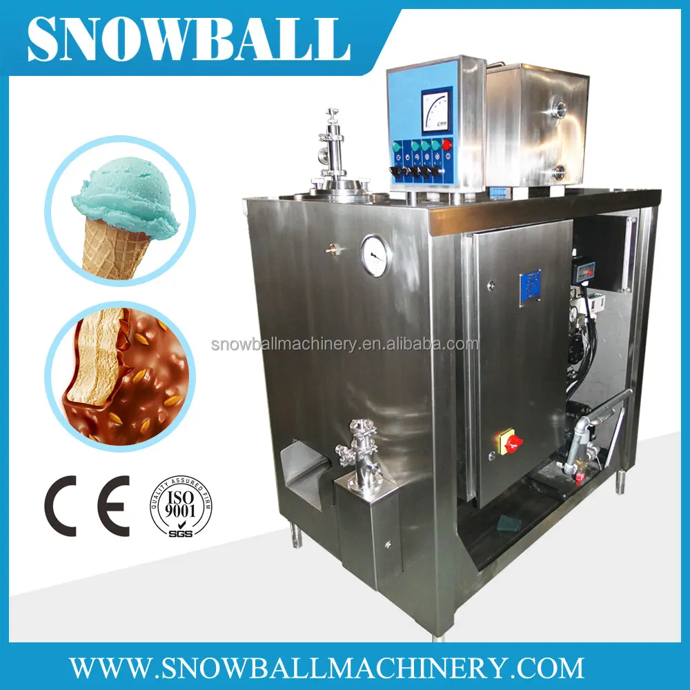 Cream Batch Freezer Continues Machine
