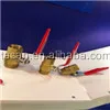 S1175 00-2 new style BSP 600 wog high quality red long handle Brass Ball cock Valve