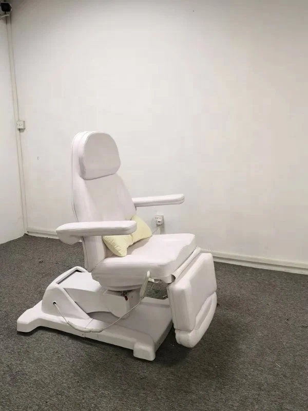4 Motors Adjustable Electric rotatable beauty bed with legs electric pedicure chair
