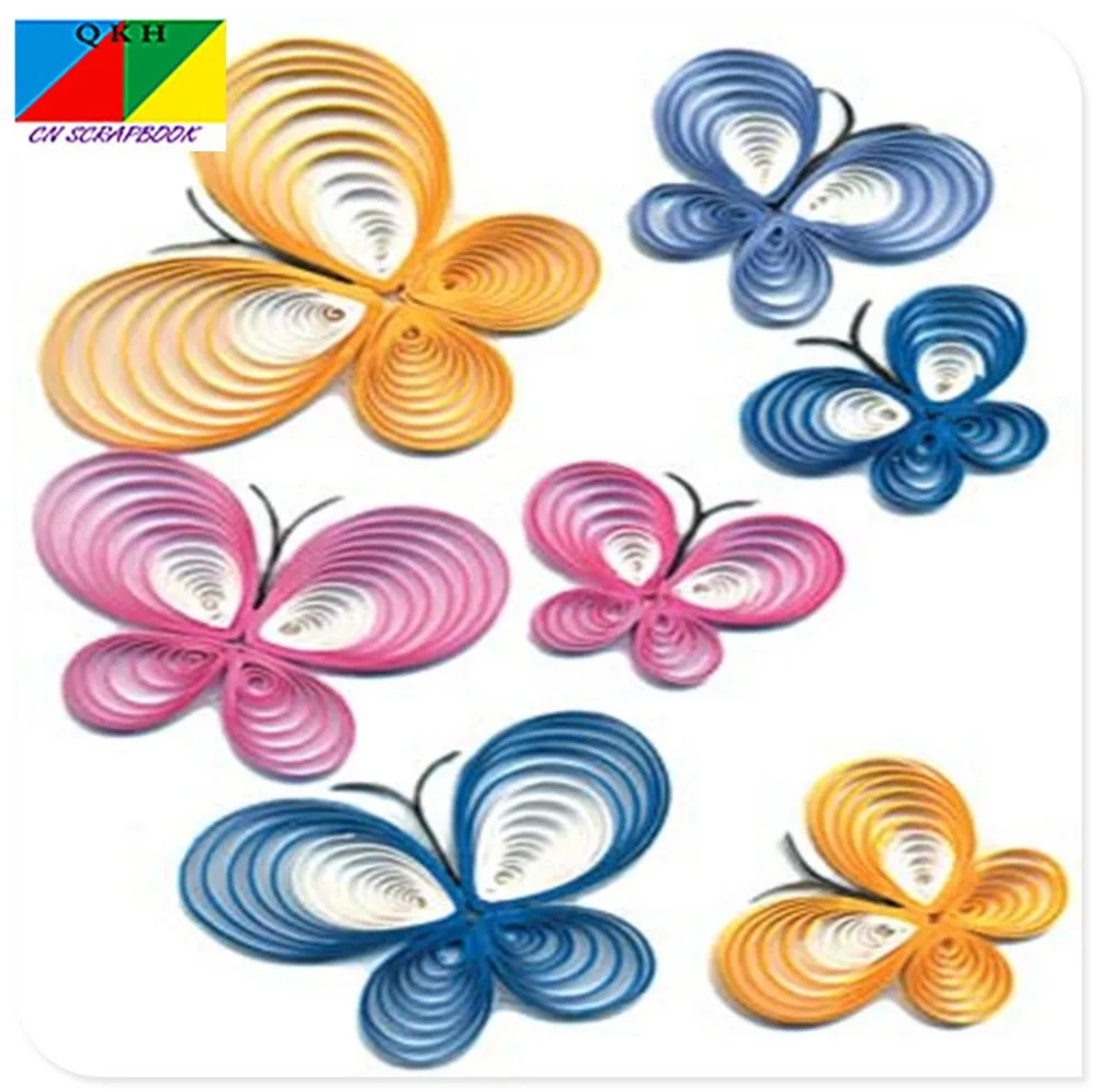 Оптовая продажа, цветная бумага для пилинга, бумажные полоски для пилинга, бумажные инструменты для пилинга