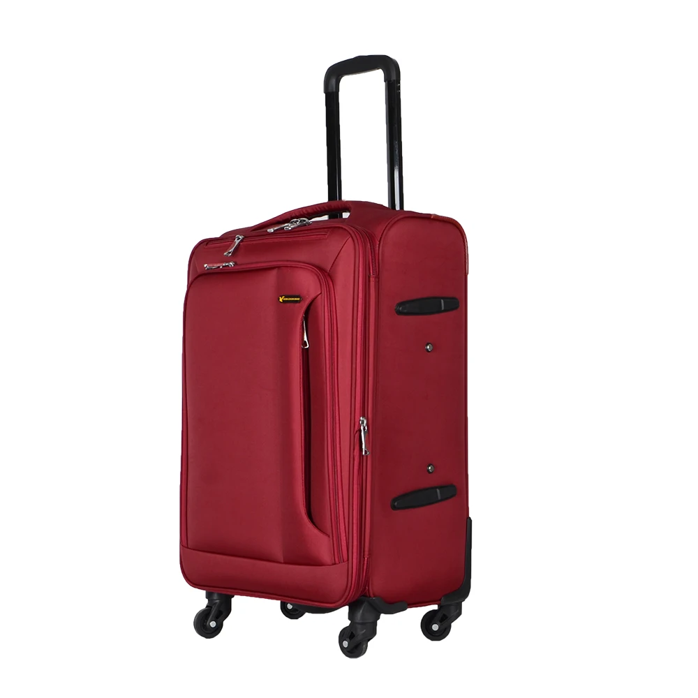 Expandable fabric travel luggage sets factory price Trolley Suitcase promotional trolley luggage