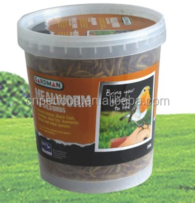 
400g Dried Mealworms Bird Food In Tub 