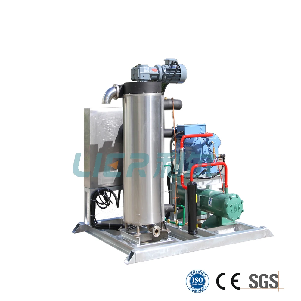 China High Quality Liquid Ice Systems for Land use or Boat , Seawater Slurry Ice Machines 1~30tons