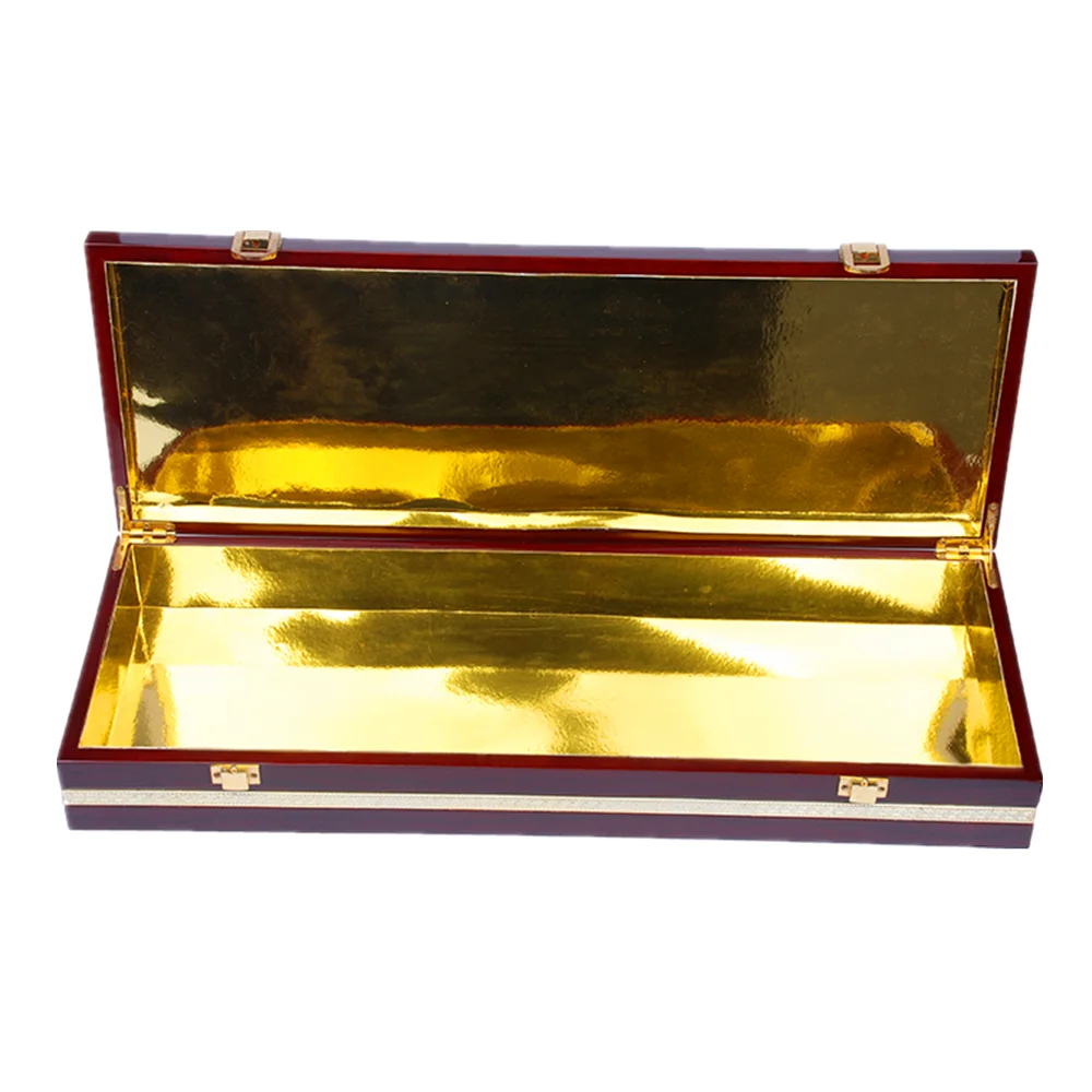 Глянцевая русская деревянная подарочная коробка шоколада