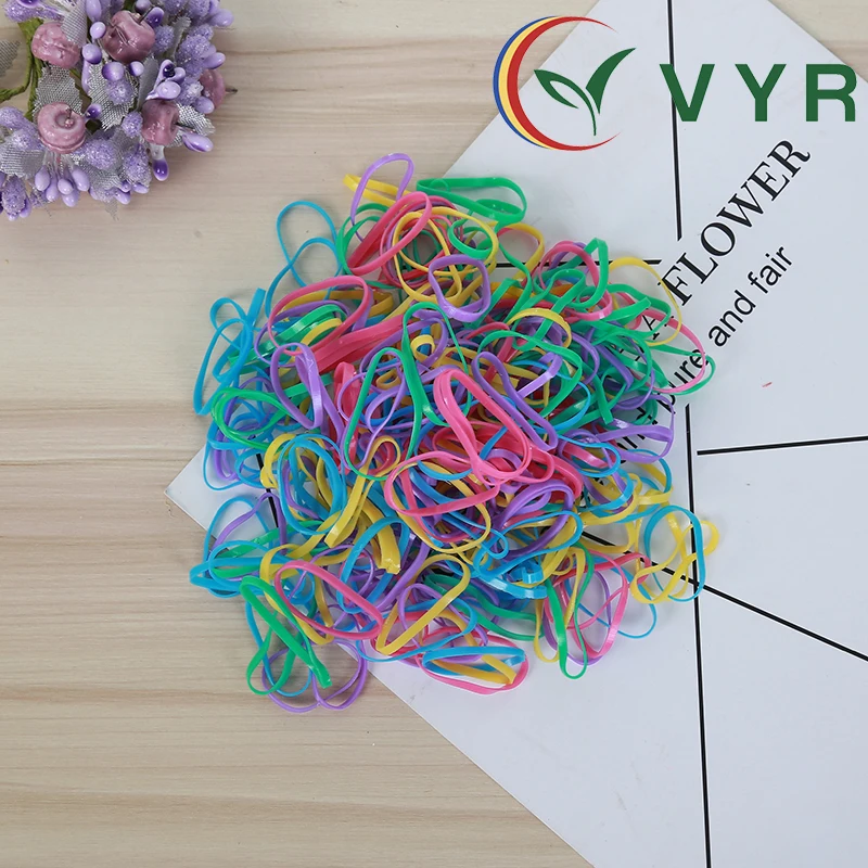 Лента для волос весеннего цвета, оптовая продажа, высокопрочная эластичная Высококачественная Бытовая Резиновая лента из ТПУ или любых целей