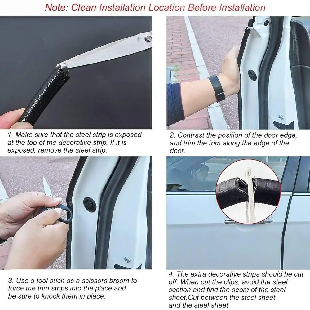 
PVC Car Door Edge Guards trim seal 