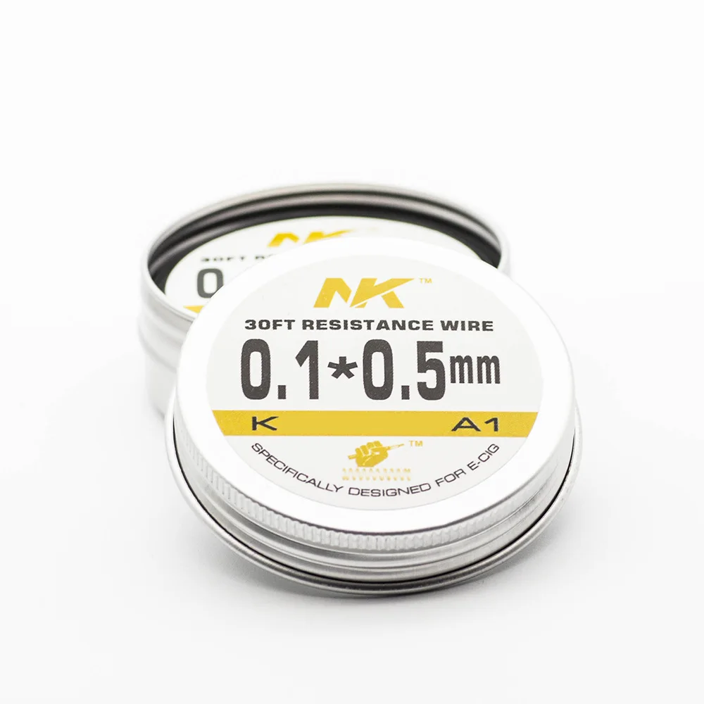 NK premium electric resistance wire 0Cr25Al5 30ft 0.1*0.5mm ribbon wire ka1 heating alloy element flat coil wire