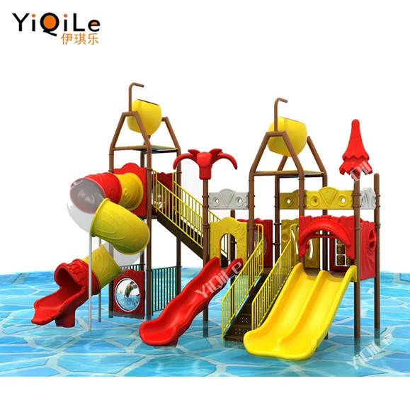 YiQiLe high quality kids water slide combination equipments plastic water slide outdoor tube slide for water park outdoor play