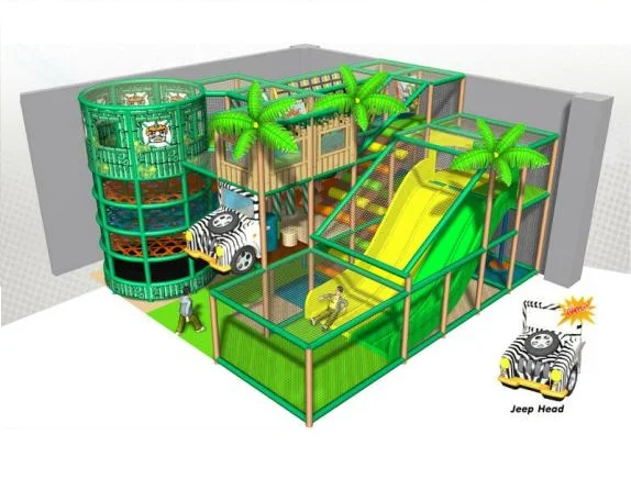 Cheer Amusement children indoor jungle venture amusement dream park with slide