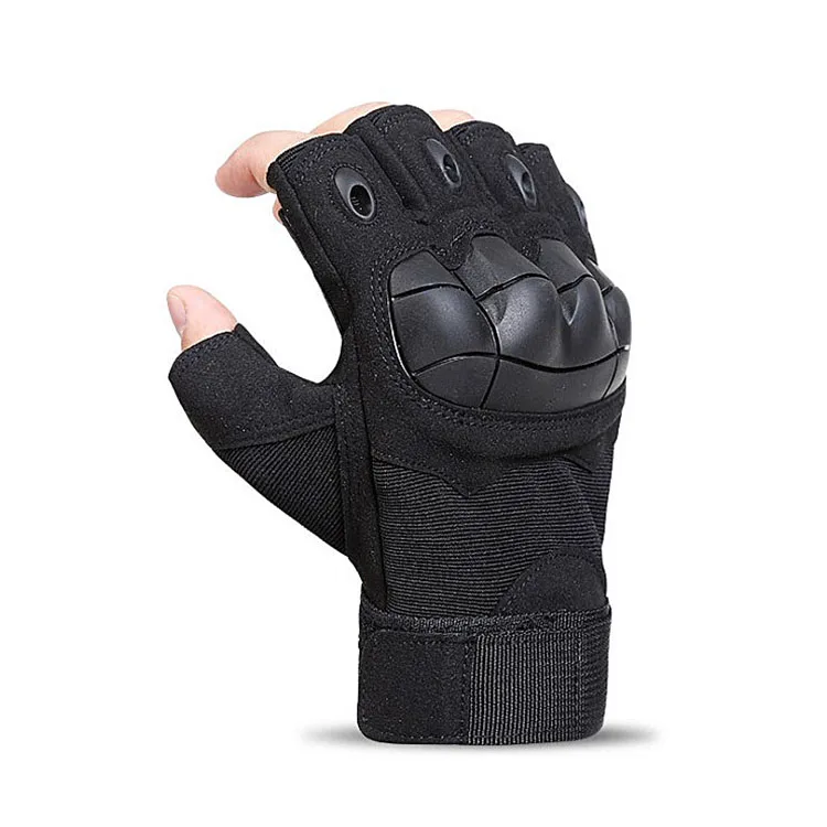 Gina Outdoor Wear-resistant Anti-slip Tactical Fingerless Gloves for Riding Cycling Motorcycle Driving Gloves