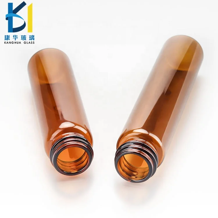Factory Produces Mini Amber Glass Bottles Amber Glass