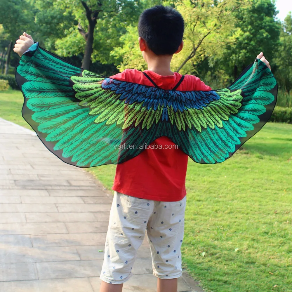 Christmas children play costumes bird wing capes for 3-13 years kids