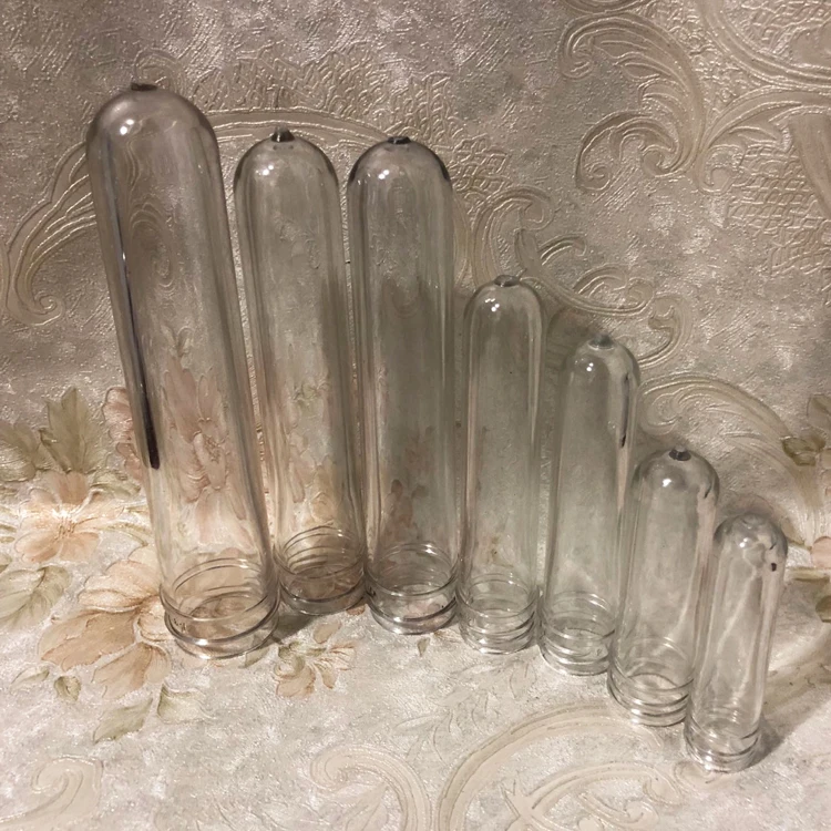 Practical products 24/410mm 23g clear cosmetics pet preform for preform plastic bottle