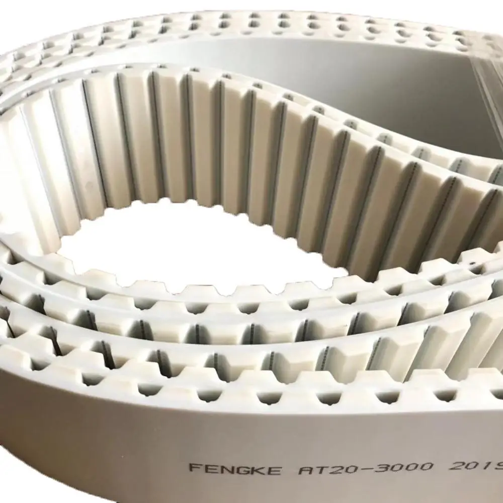 50AT20-3000 High Quality Endless White PU Timing Belt