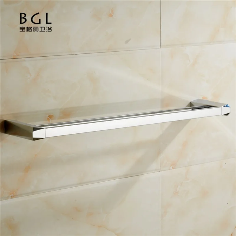 
Hot sale bathroom towel bar zinc alloy double towel bar 