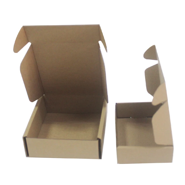 China Brown Color Standard Export Mailing Carton Corrugated Paper Mailer Shipping Box