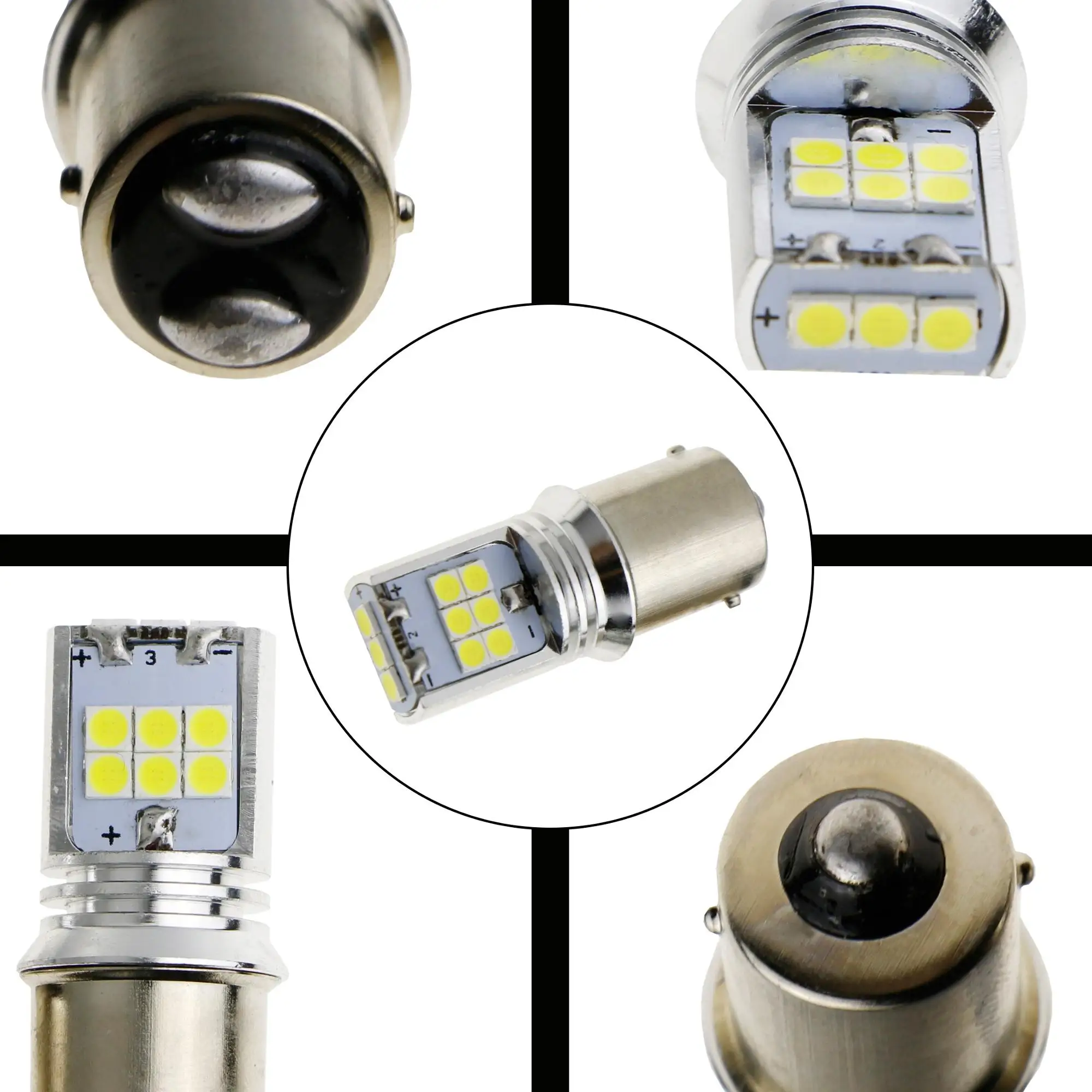 Стробоскопическая вспышка T20 LED P21/5W BAY15D 1157 3157 ba15s 7443 3030 15SMD Автомобильная Тормозная
