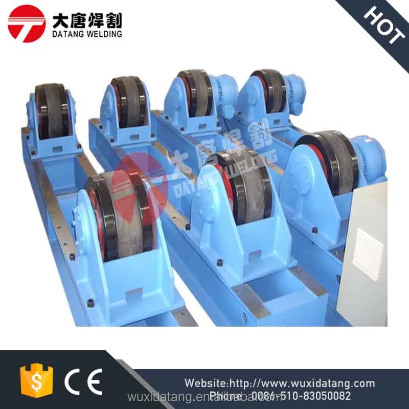 DATANG welding pipe rotator   rubber roller  welding rotator