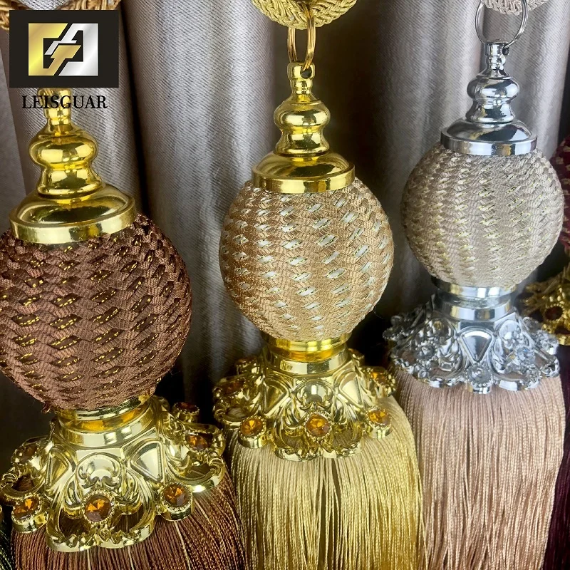 Bullion Chinese Classical Decorative Cord Accessory Curtain Tassel Tieback