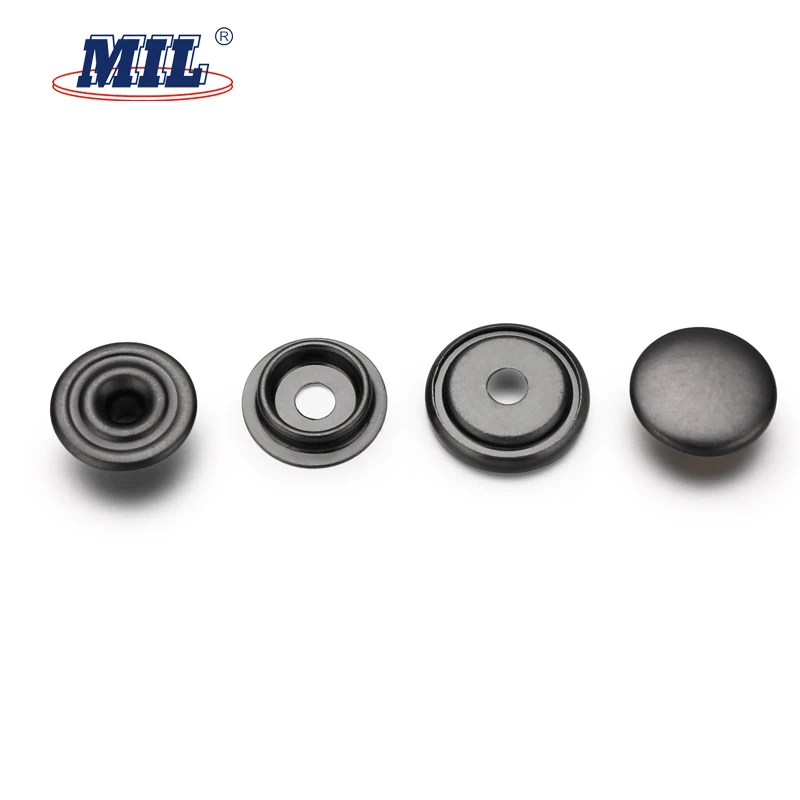 Wholesale 11.5mm sliver nickel bronze hidden snap button