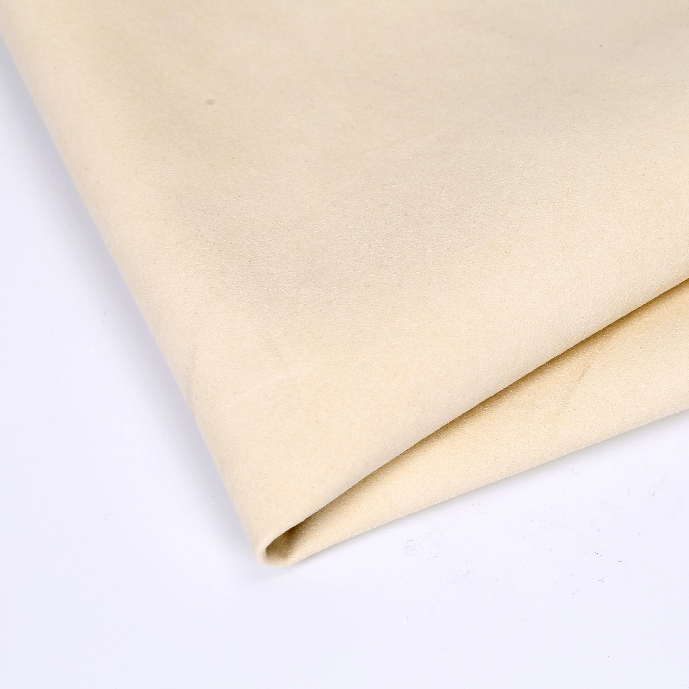 
Eco-Friendly Suede Flocking Fabric Imitate Backing Artificial Synthetic Microfiber Pu Pvc Leather Texture 