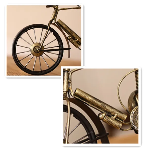 Лидер продаж Прямая продажа с фабрики металлические Винтажные Украшения для стола велосипеда