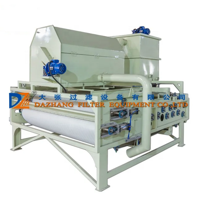 Vacuum Rotary Drum Belt Filter for Sludge Dewatering Treatment Plant