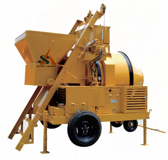 Self-Loading Hydraulic Diesel Engine Concrete Mixer