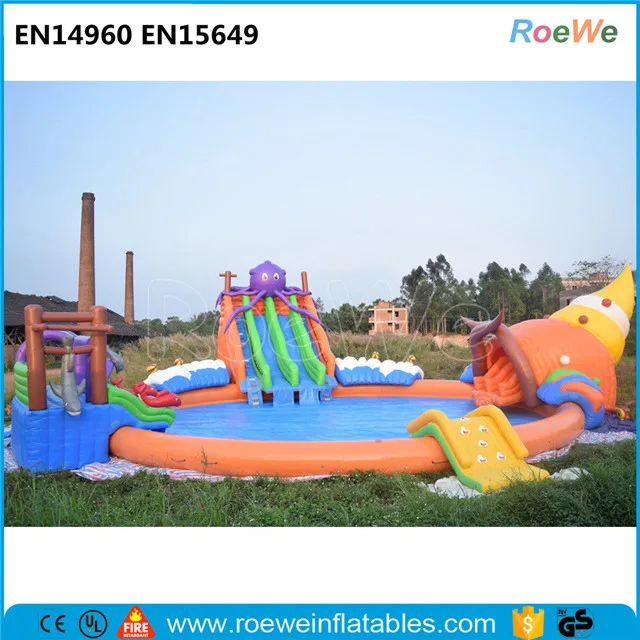 
Сверхмощная гигантская надувная водная горка Циклон Коммерческая надувная водная горка парк аттракционов 