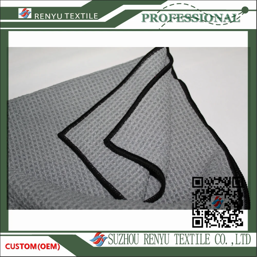 recycled sand free towel fabric for luxury microfiber hair towel hotel bath towels