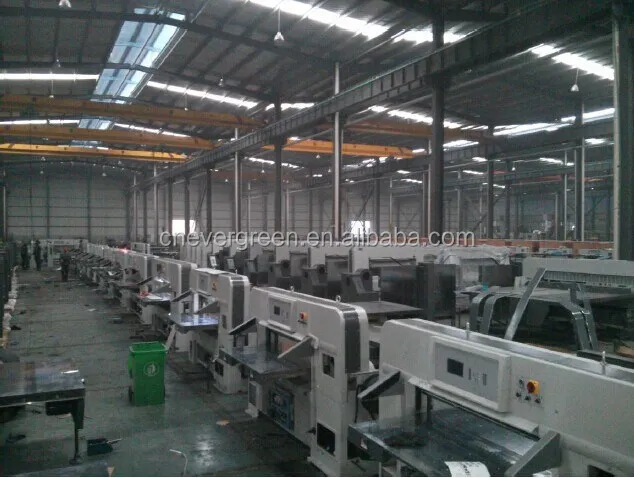 92 polar style cutting machine, China made computerised industrial guillotine paper cutter