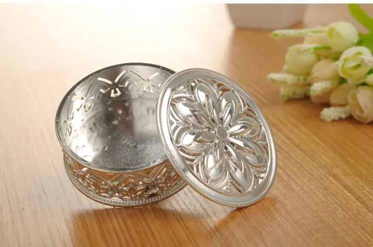 New Style Gold and Silver Chocolate Box Plastic Candy Box For Wedding