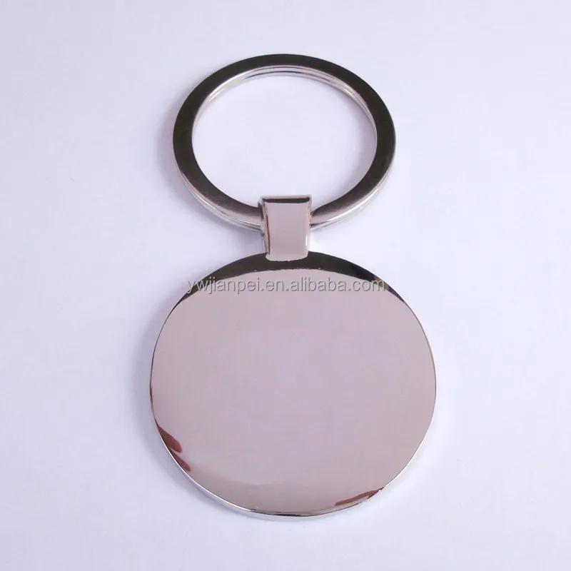 
Round Shape Metal Blank Stock Keychain Logo size 30*30mm 